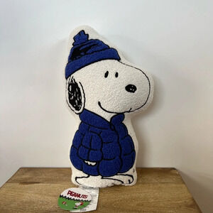 Snoopy Holiday Throw Pillow NWT